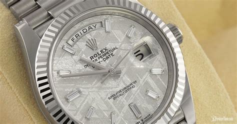 rolex fond meteorite|rolex meteorite for sale.